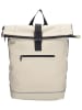UNIQUE Rubbertouch Rucksack in Beige - (B)40 x (H)56 x (T)13 cm