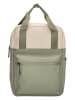 UNIQUE Rubbertouch Rucksack in Beige/ Khaki - (B)28 x (H)37 x (T)14 cm