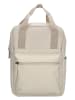 UNIQUE Rubbertouch Rucksack in Beige - (B)28 x (H)37 x (T)14 cm