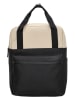 UNIQUE Rubbertouch Plecak w kolorze czarno-beżowym - 23 x 32 x 11 cm