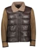 Bugatti Lederjacke in Braun/ Hellbraun