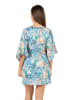 Isla Bonita by SIGRIS Kaftan in Beige/ Blau/ Weiß