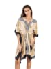 Isla Bonita by SIGRIS Kaftan in Beige/ Blau/ Schwarz