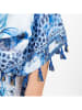 Isla Bonita by SIGRIS Kaftan in Blau/ Weiß