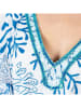 Isla Bonita by SIGRIS Kaftan w kolorze niebiesko-białym