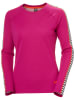 Helly Hansen Funktionslongsleeve "Lifa Active" in Pink/ Weiß/ Schwarz