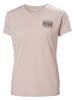 Helly Hansen Koszulka funkcyjna "Skog Graphic Tee" w kolorze jasnoróżowym