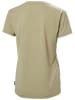Helly Hansen Koszulka funkcyjna "Skog Graphic Tee" w kolorze khaki