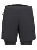 rukka 2in2-Funktionsshorts "Maaninka" in Schwarz