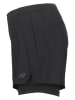 rukka 2in1-Funktionsshorts "Makela" in Schwarz