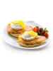 Cuisipro 2er-Set: Eierpochierer in Weiß/ Gelb - (B)10 x (H)5 x (T)16,5 cm