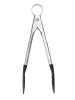 Cuisipro Küchenzange in Silber/ Schwarz - (L)18 cm