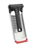 Cuisipro Handreibe in Silber/ Schwarz/ Rot - (L)23,5 x (B)14,5 cm
