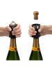 Dreamfarm Champagneröffner ''Champop'' in Schwarz - (H)6,5 x Ø 4,5 cm