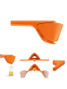 Dreamfarm Zitruspresse ''Fluicer'' in Orange - (B)8,7 x (H)3 x (T)23 cm
