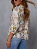 LA Angels Bluse in Creme/ Gelb/ Rosa