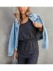 LA Angels Jumpsuit in Anthrazit