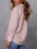 LA Angels Bluse in Rosa/ Weiß