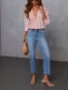 LA Angels Bluse in Rosa/ Weiß