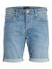 Jack & Jones Spijkershort "Rick" lichtblauw