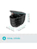 Gardena Garten-Schlauchbox ''RollUp'' in Schwarz - (B)33,5 x (H)48,5 x (T)70 cm