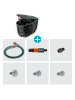 Gardena Garten-Schlauchbox ''RollUp'' in Schwarz - (B)33,5 x (H)48,5 x (T)70 cm