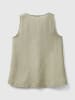 Benetton Leinen-Blusentop in Khaki