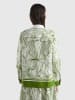 Benetton Blouse groen/wit