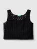Benetton Blusentop in Schwarz