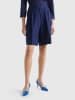 Benetton Linnen bermuda donkerblauw