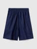 Benetton Linnen bermuda donkerblauw