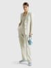 Benetton Leinen-Cargohose in Beige