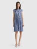 Benetton Jurk lichtblauw/blauw