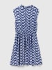 Benetton Jurk lichtblauw/blauw