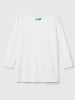 Benetton Longsleeve in Weiß