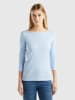 Benetton Longsleeve lichtblauw