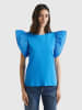 Benetton Bluse in Blau