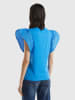 Benetton Bluse in Blau