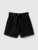 Benetton Jeans-Shorts in Schwarz