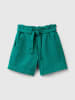 Benetton Jeans-Shorts in Petrol