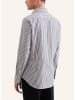 Seidensticker Blouse - slim fit - donkerblauw/wit