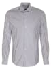 Seidensticker Blouse - slim fit - donkerblauw/wit