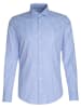 Seidensticker Blouse - slim fit - lichtblauw/wit