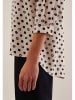 Seidensticker Bluse in Creme/ Schwarz