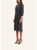 Seidensticker Kleid in Schwarz/ Creme