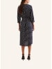 Seidensticker Kleid in Schwarz/ Creme
