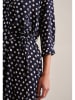 Seidensticker Kleid in Schwarz/ Creme