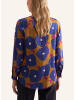 Seidensticker Bluse in Blau/ Gelb