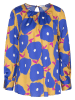 Seidensticker Blouse blauw/geel