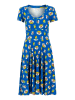 Blutsgeschwister Kleid "urlaub auf balkonienappel" in Blau